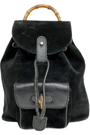 Gucci Pre-owned, Kobieta, Czarny, ONE SIZE, Skóra, Pre-owned Leather backpacks