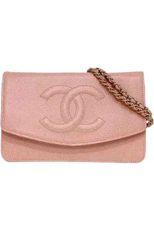 CHANEL Pre-owned, Kobieta, Różowy, ONE SIZE, Skóra, Pre-owned skórzane portfele