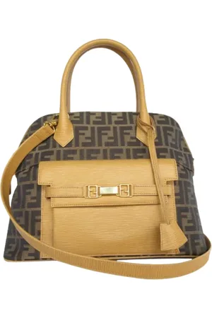 Fendi Pre-owned, Kobieta, brązowy, ONE SIZE, Pre-owned Canvas handbags