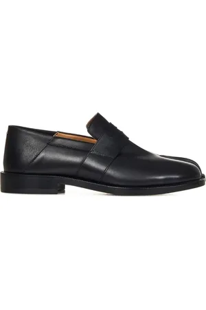 Maison Margiela Buty, Kobieta, Czarny, 38 EU, Tabi Mokasyn Czarny But Skórzany