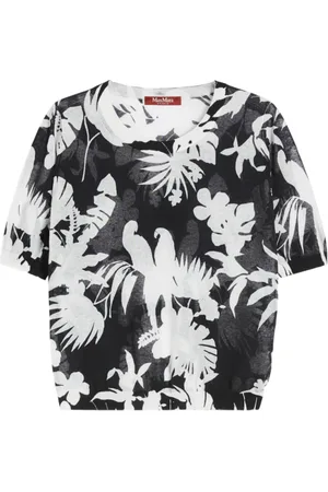 Max Mara Koszulki, Kobieta, Czarny, XS, Czarny Sweter Wygodny Stylowy