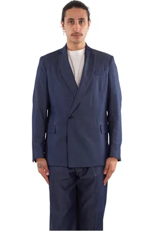 COSTUMEIN Kurtki, Mężczyzna, Niebieski, XL, Denim, Denim Blazer SS