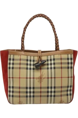 Burberry Pre-owned, Kobieta, Beżowy, ONE SIZE, Pre-owned Canvas handbags