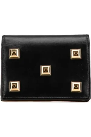 Salvatore Ferragamo Pre-owned, Kobieta, Czarny, ONE SIZE, Skóra, Pre-owned skórzane portfele