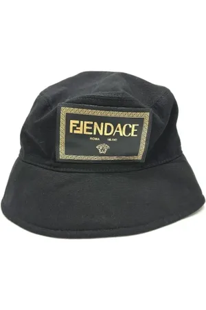 Fendi Pre-owned, Kobieta, Czarny, ONE SIZE, Bawełna, Pre-owned Cotton hats