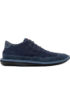Camper Buty, Mężczyzna, Niebieski, 41 EU, Zamsz, Niebieskie Beetle Męskie Sneakersy