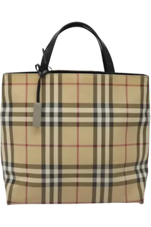 Burberry Pre-owned, Kobieta, Beżowy, ONE SIZE, Pre-owned Canvas handbags