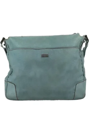 Gucci Pre-owned, Kobieta, Niebieski, ONE SIZE, Pre-owned Canvas gucci-bags