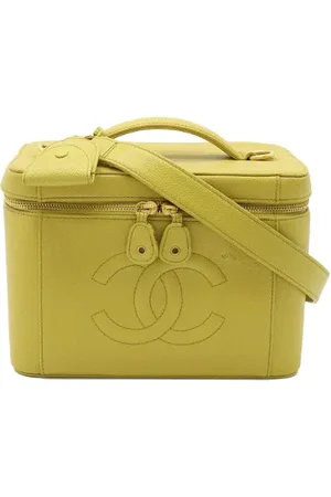 CHANEL Pre-owned, Kobieta, Żółty, ONE SIZE, Skóra, Pre-owned Skórzane torebki