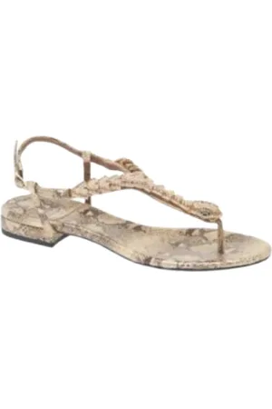 Jeffrey Campbell Buty, Kobieta, Beżowy, 36 EU, Stylowe Sandały dla Kobiet