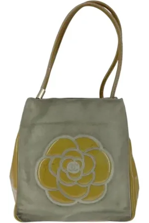 CHANEL Pre-owned, Kobieta, Zielony, ONE SIZE, Zamsz, Pre-owned Suede chanel-bags