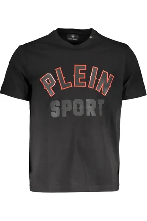 Philipp Plein Koszulki, Mężczyzna, Czarny, L, Męska Koszulka z Krótkim Rękawem Czarna