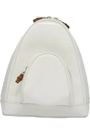 Gucci Pre-owned, Kobieta, Biały, ONE SIZE, Skóra, Pre-owned Leather backpacks