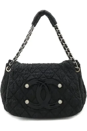 CHANEL Pre-owned, Kobieta, Czarny, ONE SIZE, Nylon, Pre-owned Canvas handbags