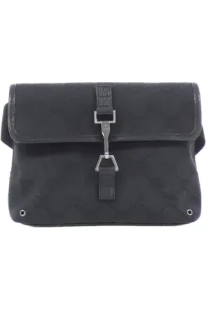 Gucci Pre-owned, unisex, Czarny, ONE SIZE, Pre-owned Canvas gucci-bags
