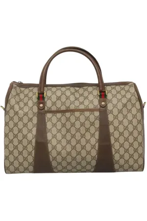 Gucci Pre-owned, Kobieta, Beżowy, ONE SIZE, Skóra, Pre-owned Leather travel-bags