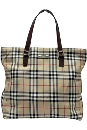 Burberry Pre-owned, Kobieta, Beżowy, ONE SIZE, Pre-owned Canvas handbags