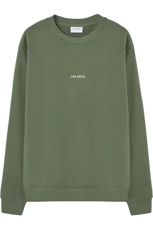Les Deux Bluzy, Mężczyzna, Zielony, L, Zielony Mini Sweter z Logo