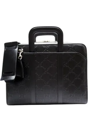 Gucci Pre-owned, Mężczyzna, Czarny, ONE SIZE, Skóra, Pre-owned Leather gucci-bags