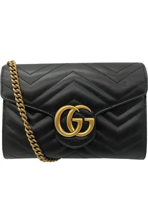 Gucci Pre-owned, Kobieta, Czarny, ONE SIZE, Skóra, Pre-owned Leather gucci-bags