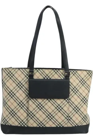 Burberry Pre-owned, Kobieta, Beżowy, ONE SIZE, Pre-owned Canvas shoulder-bags
