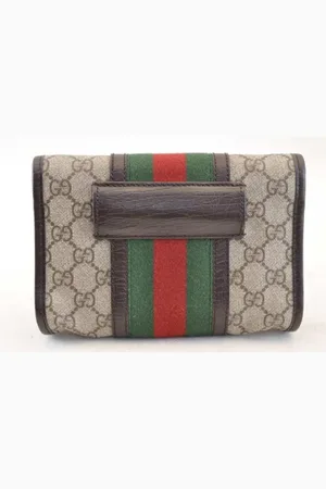 Gucci Pre-owned, Kobieta, brązowy, ONE SIZE, Skóra, Pre-owned Fabric gucci-bags