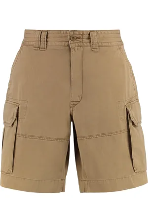 Ralph Lauren Szorty, Mężczyzna, Beżowy, W32, Cargo Szorty Bawełniane