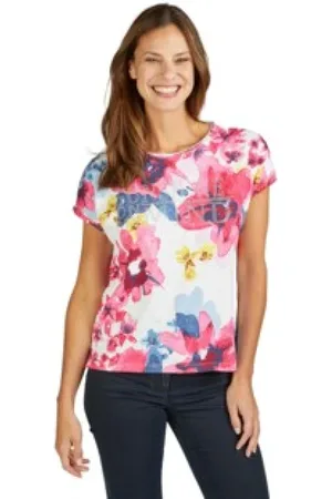 Rabe Koszulki, Kobieta, Wielobarwność, L, Stylowy T-shirt