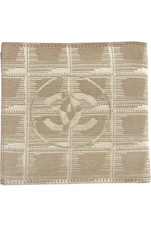 CHANEL Pre-owned, Kobieta, Beżowy, ONE SIZE, Skóra, Pre-owned portfele płócienne