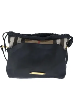 Burberry Pre-owned, Kobieta, Czarny, ONE SIZE, Skóra, Pre-owned skórzane torby na ramię
