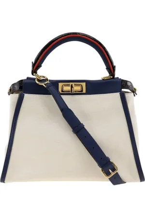 Fendi Pre-owned, Kobieta, Biały, ONE SIZE, Pre-owned Canvas fendi-bags