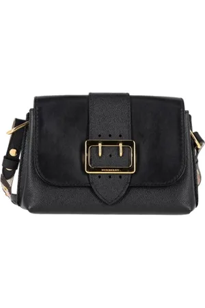 Burberry Pre-owned, Kobieta, Czarny, ONE SIZE, Skóra, Pre-owned skórzane torby na ramię
