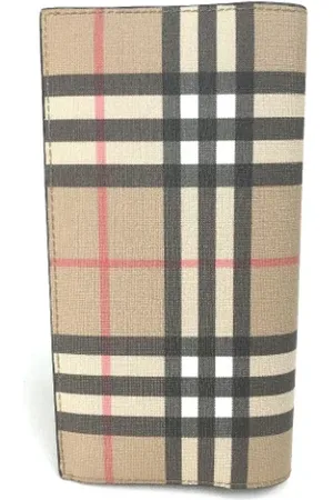 Burberry Pre-owned, Kobieta, Beżowy, ONE SIZE, Pre-owned skórzane portfele