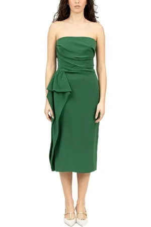 Max Mara Sukienki, Kobieta, Zielony, L, Stylowa Sukienka Array