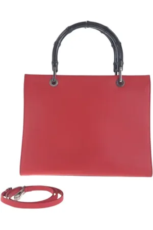 Gucci Pre-owned, Kobieta, Czerwony, ONE SIZE, Skóra, Pre-owned Leather gucci-bags