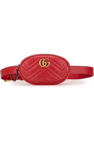 Gucci Pre-owned, Kobieta, Czerwony, ONE SIZE, Skóra, Pre-owned Leather gucci-bags