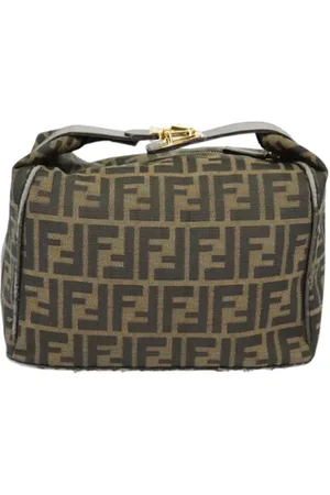 Fendi Pre-owned, Kobieta, brązowy, ONE SIZE, Pre-owned Canvas handbags