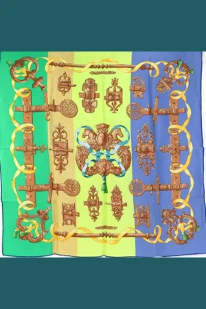 Hermès Pre-owned, Kobieta, Wielobarwność, ONE SIZE, Pre-owned Silk scarves