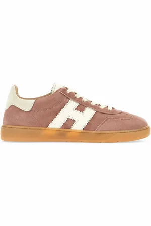 Hogan Buty, Kobieta, Różowy, 40 EU, Zamsz, Różowe Zamszowe Sneakersy z Pianką Pamięci