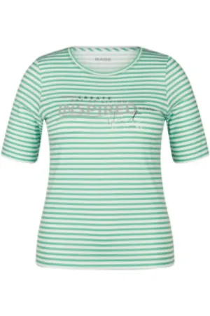 Rabe Koszulki, Kobieta, Zielony, M, Stylowy T-shirt - Trendy Design