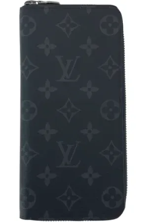 LOUIS VUITTON Pre-owned, Mężczyzna, Czarny, ONE SIZE, Pre-owned portfele płócienne