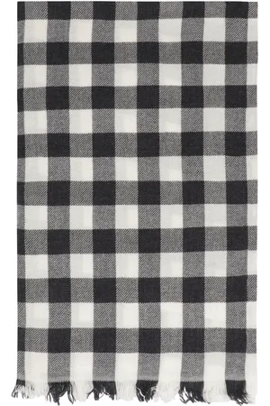 Rick Owens Akcesoria, Mężczyzna, Czarny, ONE SIZE, Kaszmir, Luksusowy Szal z Wełny Kaszmirowej