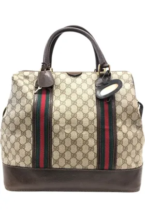 Gucci Pre-owned, Kobieta, brązowy, ONE SIZE, Pre-owned Canvas travel-bags