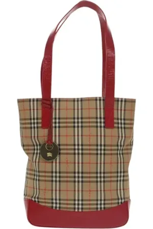 Burberry Pre-owned, Kobieta, Beżowy, ONE SIZE, Pre-owned Canvas handbags