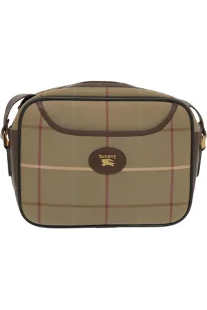 Burberry Pre-owned, Kobieta, brązowy, ONE SIZE, Pre-owned Canvas shoulder-bags