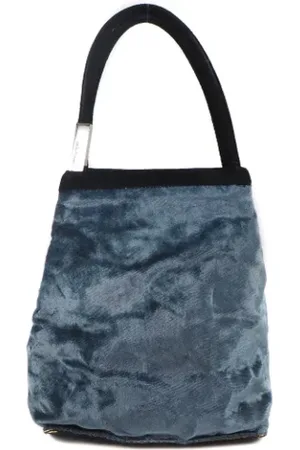 Salvatore Ferragamo Pre-owned, Kobieta, Niebieski, ONE SIZE, Pre-owned Canvas handbags