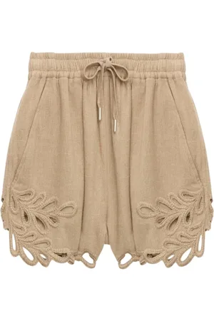 Isabel Marant Szorty, Kobieta, Beżowy, S, Khaki Shorts