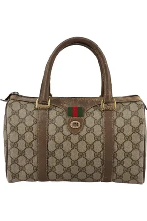 Gucci Pre-owned, Kobieta, Beżowy, ONE SIZE, Skóra, Pre-owned Leather travel-bags
