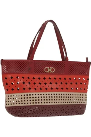 Salvatore Ferragamo Pre-owned, Kobieta, Wielobarwność, ONE SIZE, Skóra, Pre-owned Skórzane torebki