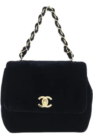 CHANEL Pre-owned, Kobieta, Czarny, ONE SIZE, Pre-owned Canvas handbags